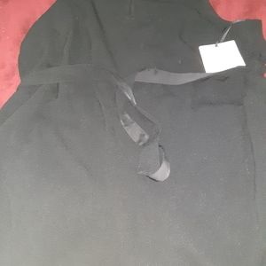 Victoria Beckham black dressy Romper shorts